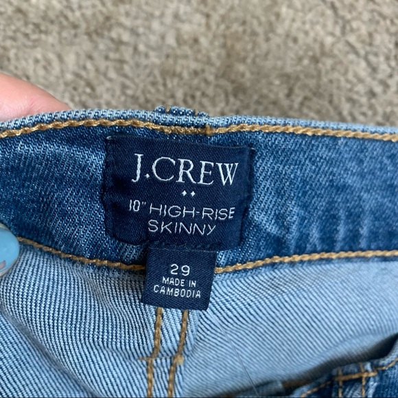 J Crew Factory 10” High Rise Skinny Jean - Picture 6 of 6